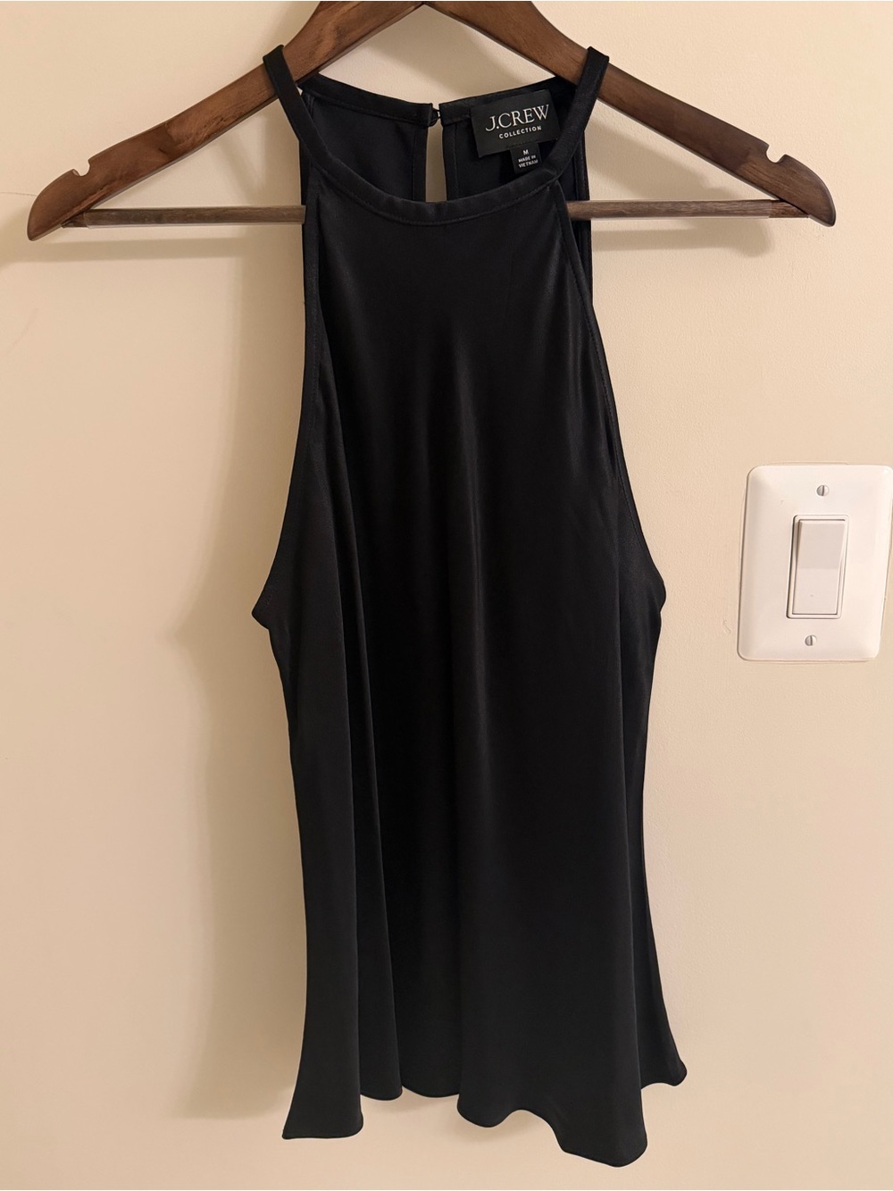 J. Crew Black High-Neck Sleeveless Camisole NWOT